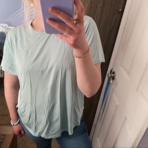 A NEW DAY basic mint green/teal t shirt